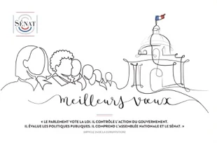 Sénat, Carte de vœux